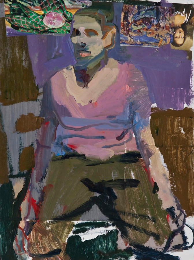 Portrait in Lavender 18 x 24